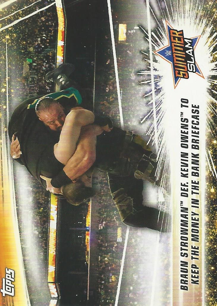 WWE Topps Summerslam 2019 Braun Strowman #95