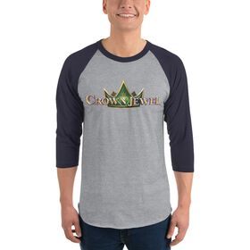 Crown Jewel Logo 3/4 Sleeve Raglan T-Shirt T-Shirt PW Catalog