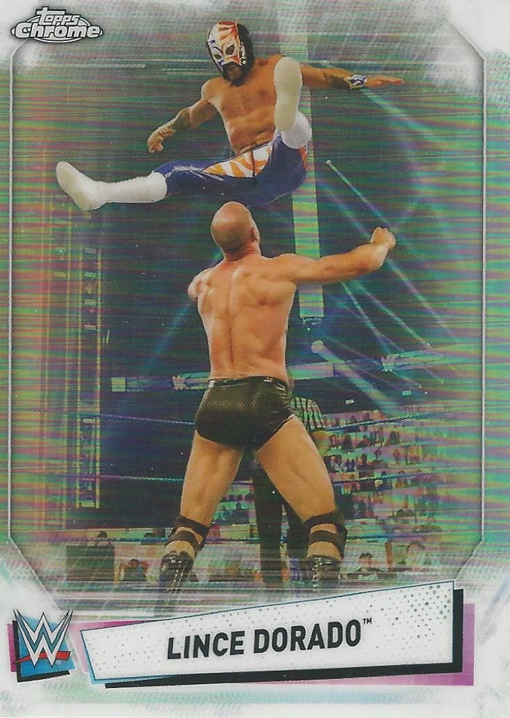WWE Topps Chrome 2021 Lince Dorado IV-9 trading card PW Catalog