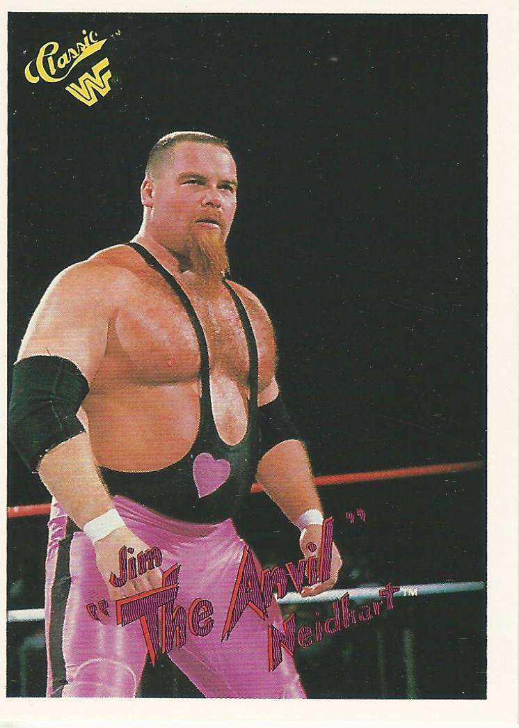 WWF Classic Trading Cards 1990 Jim Neidhart #96