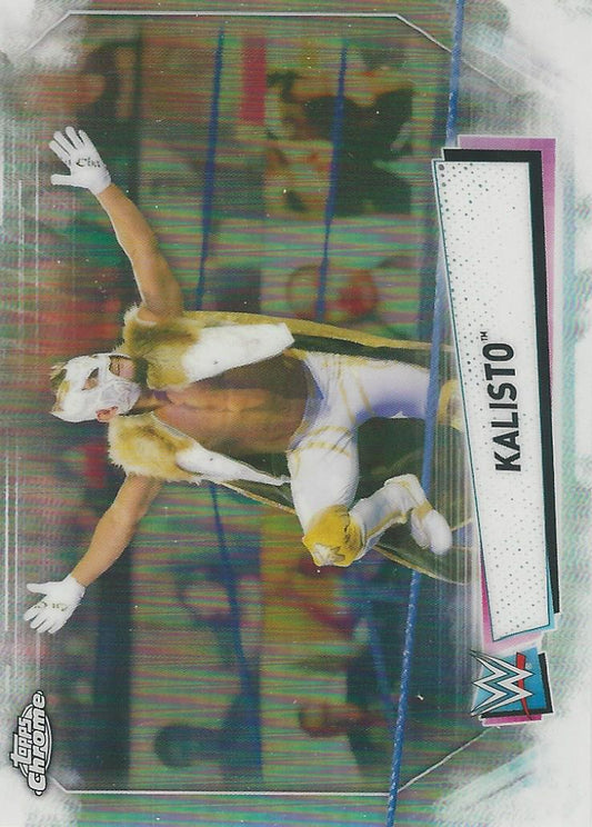 WWE Topps Chrome 2021 Kalisto IV-24 trading card PW Catalog