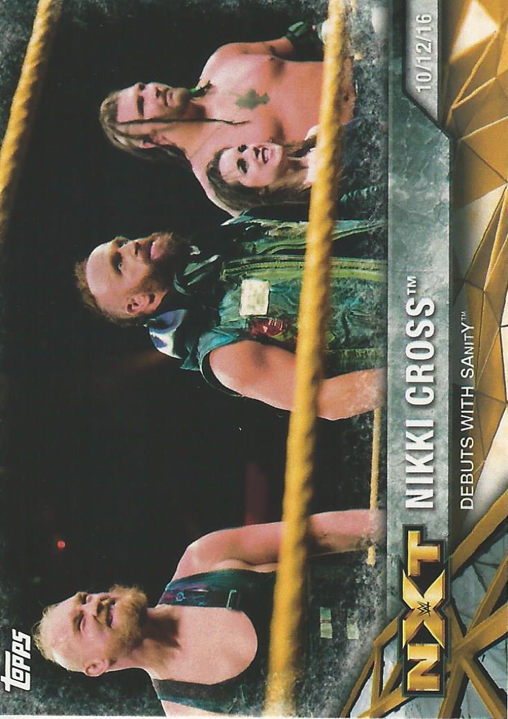 WWE Topps Women Division 2017 Nikki Cross NXT-23 trading card PW Catalog