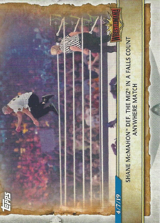 WWE Topps Road to Wrestlemania 2020 Shane McMahon #98