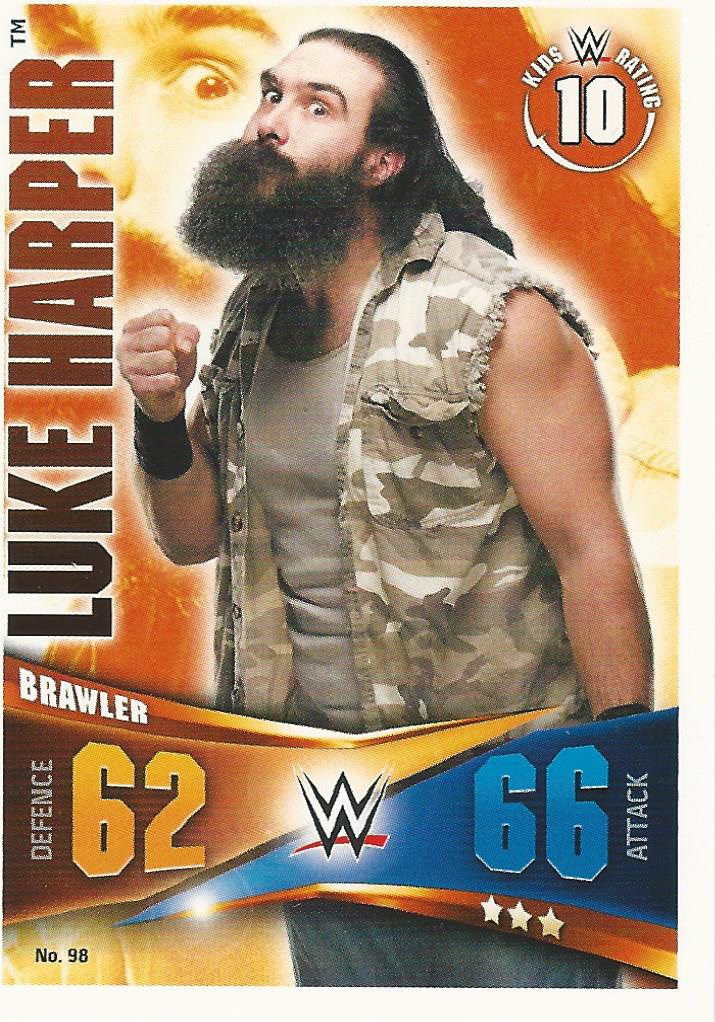 WWE Topps Slam Attax Rivals 2014 Luke Harper #98
