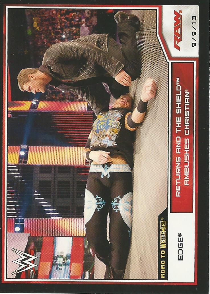 WWE Topps Road to Wrestlemania 2014 Edge #38