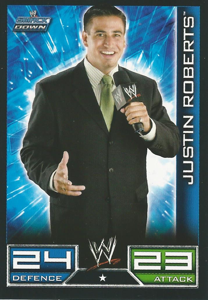 WWE Topps Slam Attax 2008 Justin Roberts #98