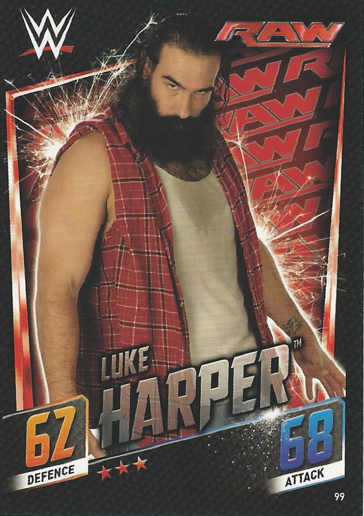 WWE Topps Slam Attax 2015 Then Now Forever Luke Harper #99