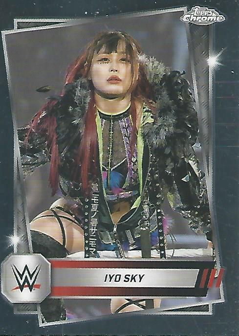 WWE Topps Chrome 2025 Trading Cards Iyo Sky No.99 PW Catalog