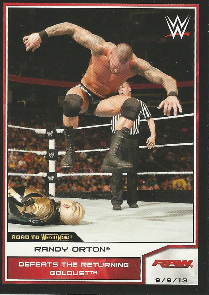 WWE Topps Road to Wrestlemania 2014 Randy Orton #39
