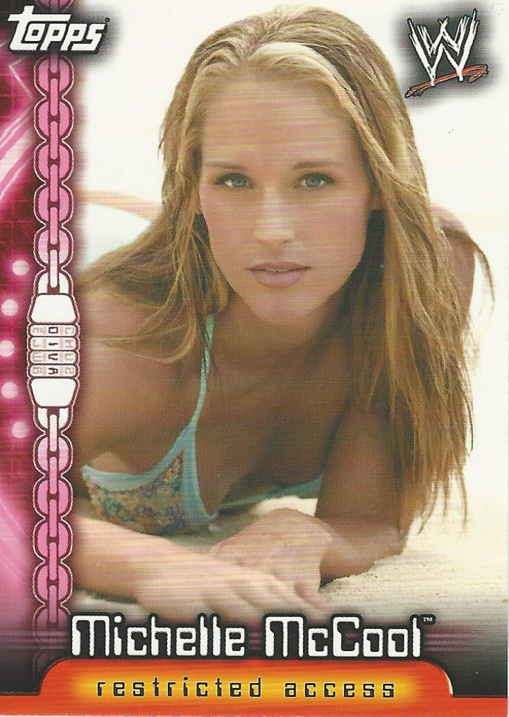 WWE Topps Insider 2006 Michelle McCool D3 trading card PW Catalog