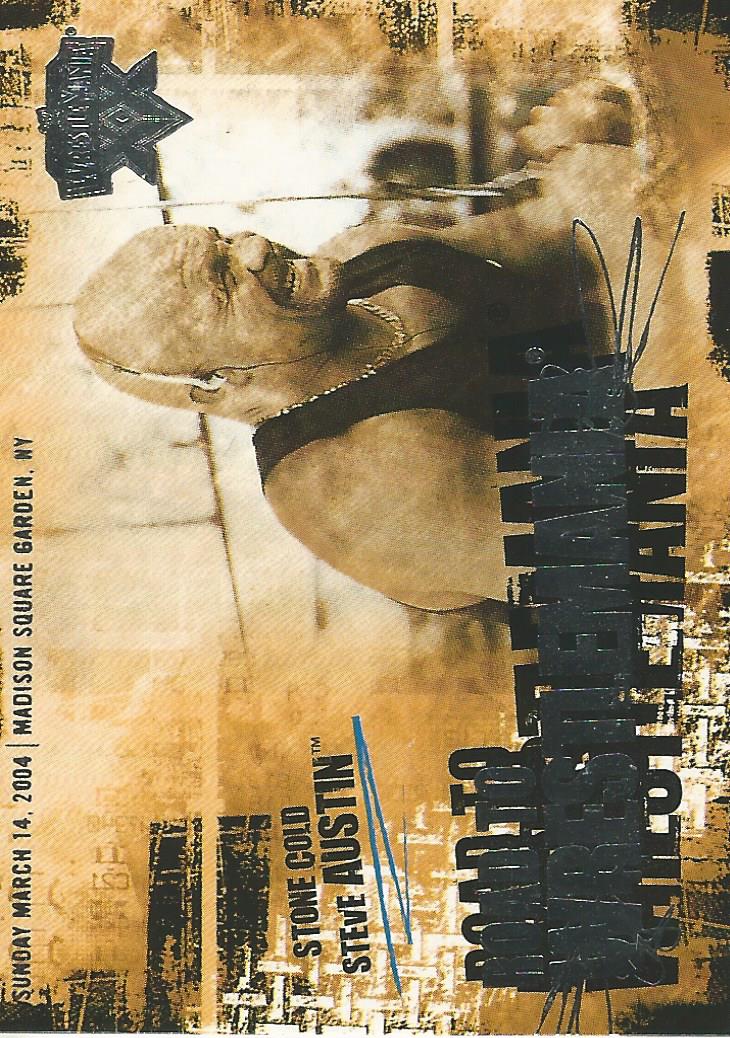 WWE Fleer Wrestlemania XX 2004 Stone Cold Steve Austin RW 4 of 10 trading card PW Catalog