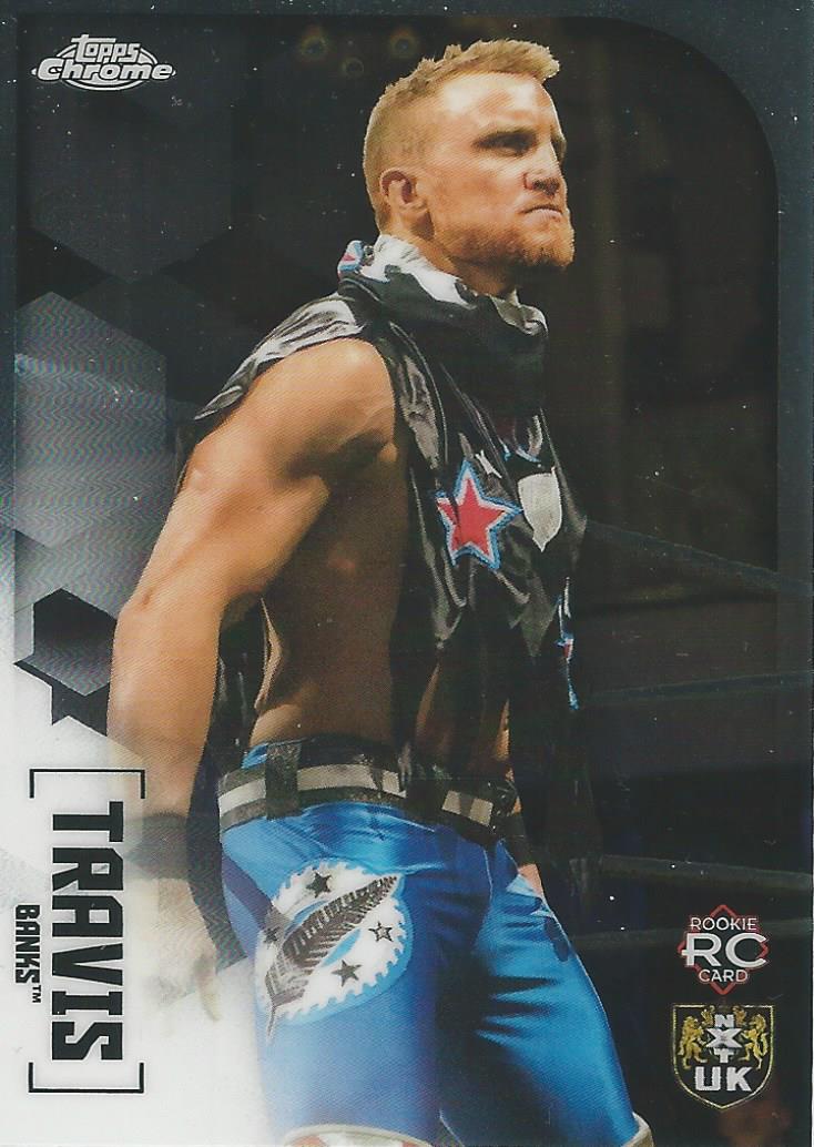 WWE Topps Chrome 2020 Travis Banks #99