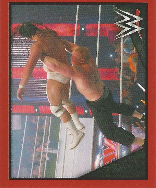 WWE Topps Then Now Forever 2016 Stickers Brock Lesnar #9