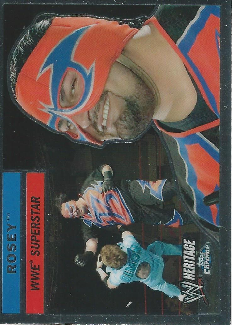 WWE Topps Chrome Heritage 2006 Rosey #9