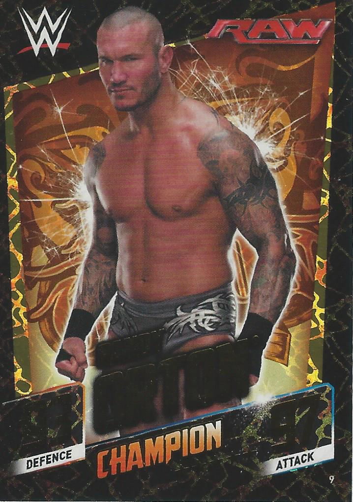 WWE Topps Slam Attax 2015 Then Now Forever Randy Orton Champion #9