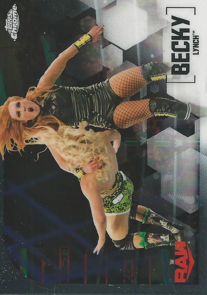 WWE Topps Chrome 2020 Becky Lynch #9