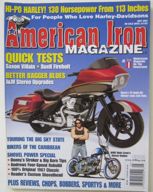 American Iron Magazine May 2007 Magazine PWcatalog