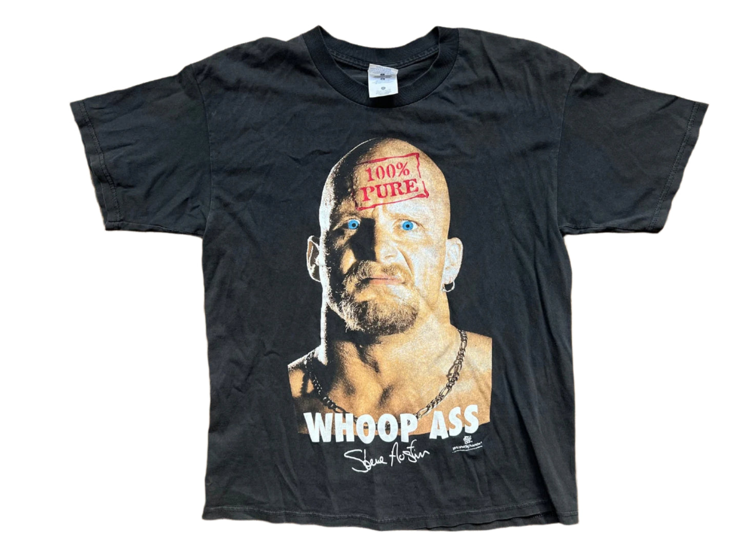 WWF Steve Austin Stone Cold Whoop Ass 1998 T-shirt