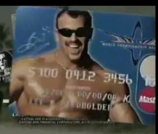 Buff Bagwell WCW Mastercard credit card 1998 PW Catalog