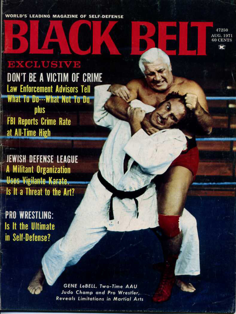 Blackbelt Magazine August 1971 Magazine PWcatalog