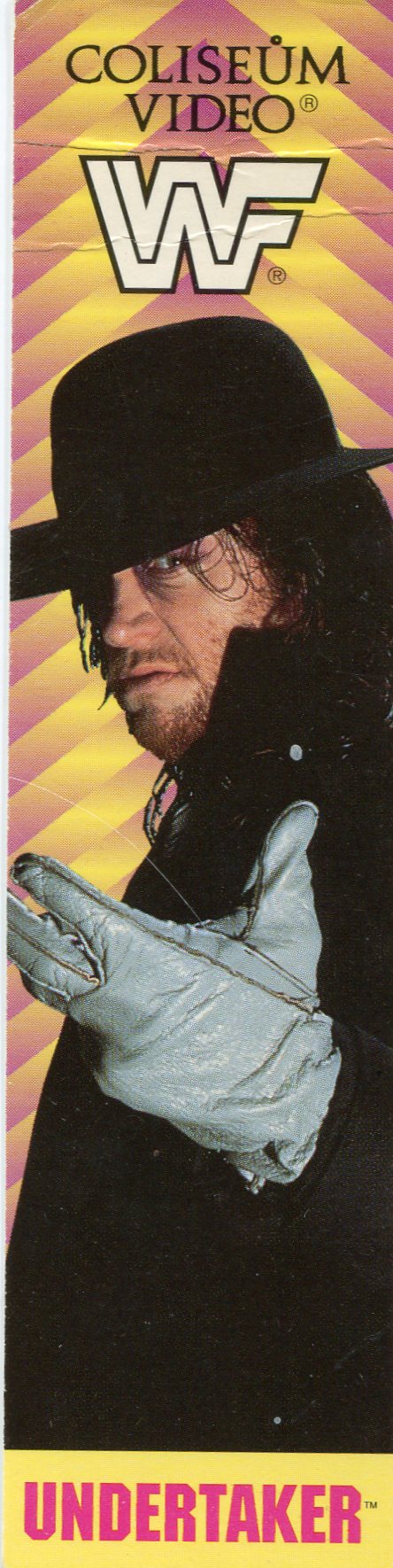 1993 WWF Coliseum Video Bookmark Undertaker
