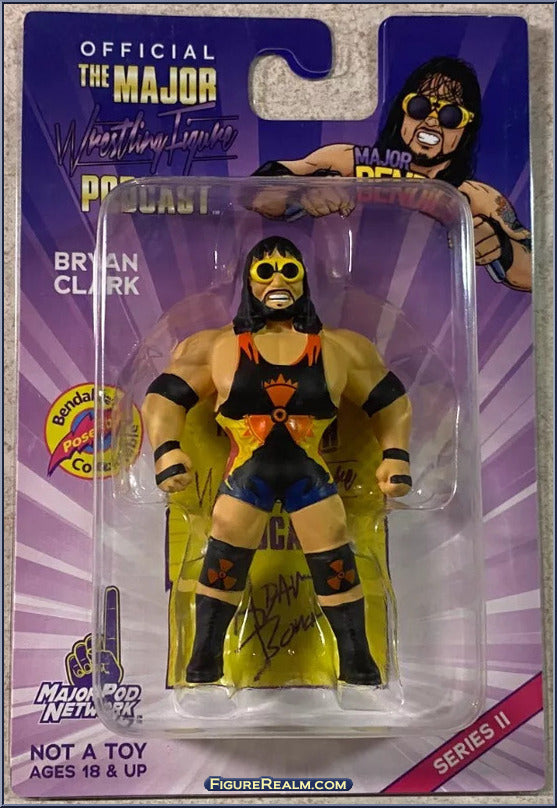 Major Wrestling Figure Podcast Major Bendies Series 2 Bryan Clark Action & Toy Figures PWcatalog