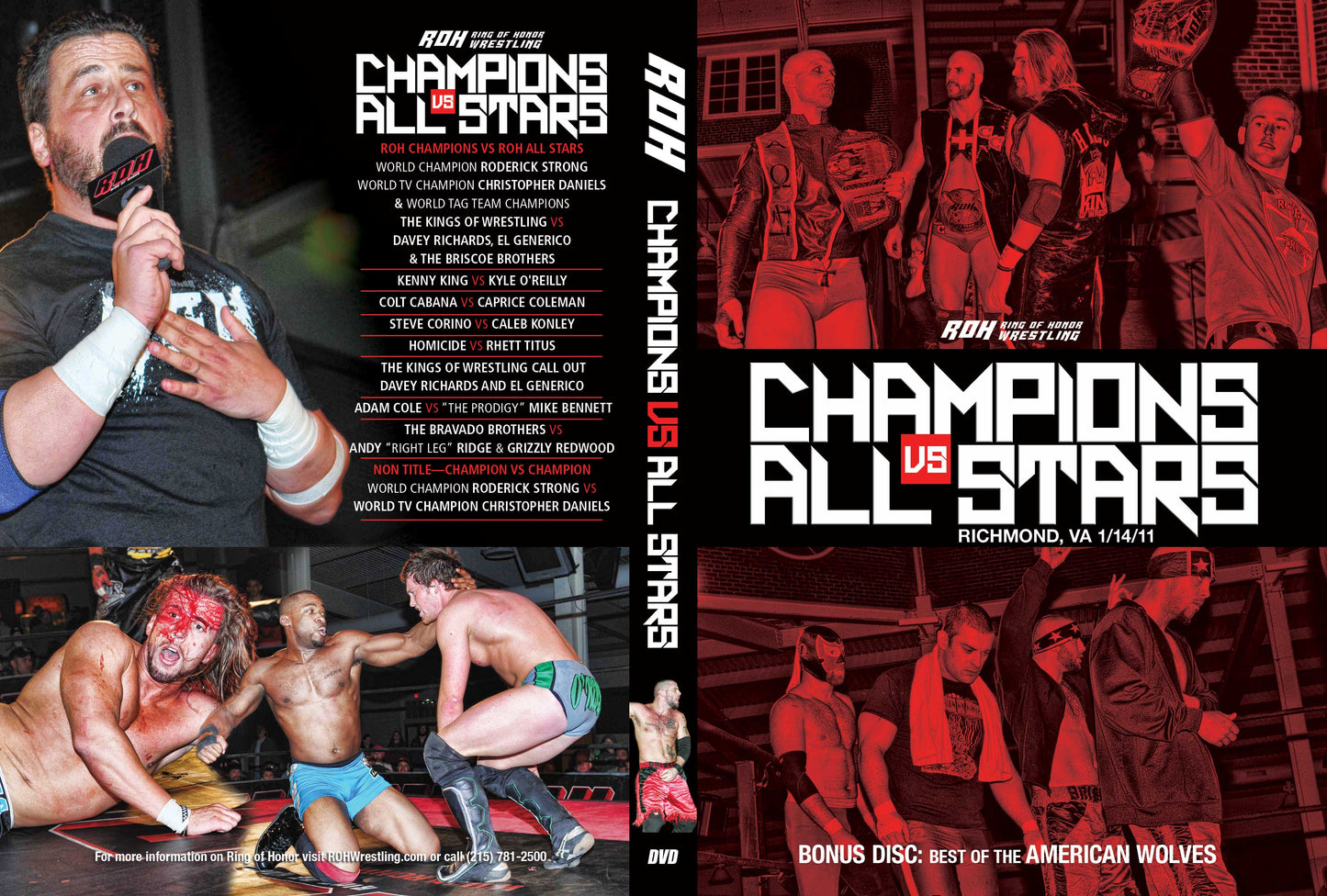 Champions Vs. All Stars- Richmond, VA 1/14/11 (2 Disc Set)