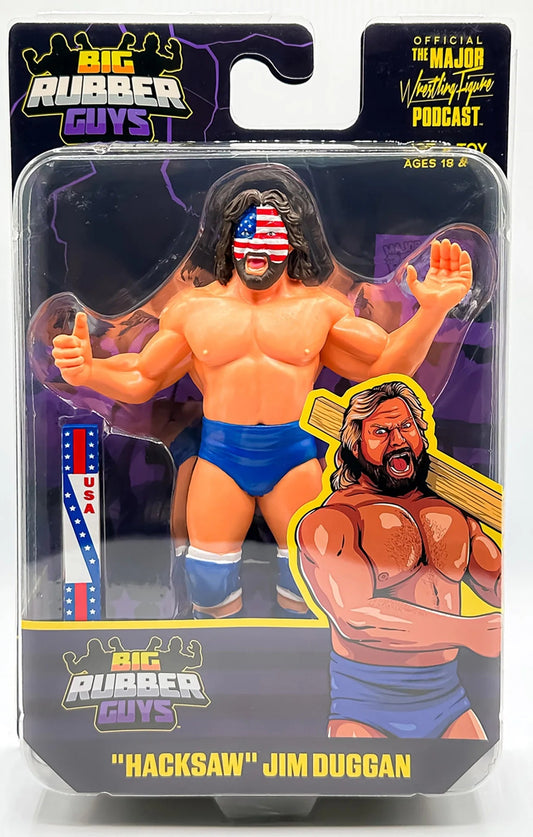Big Rubber Guys Hacksaw Jim Duggan USA face paint Series 6 Action & Toy Figures PWcatalog