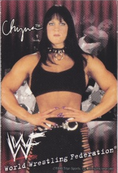 Chyna WWF Ice Cream Cut-out 1999 Good Humor PW Catalog