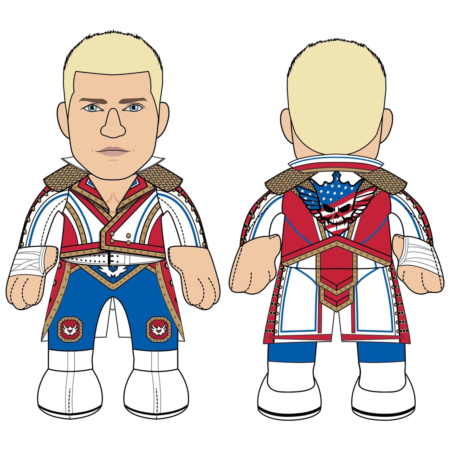 WWE Uncanny Brands Bleacher Creatures Series 12 Cody Rhodes 2023 Action & Toy Figures PWcatalog
