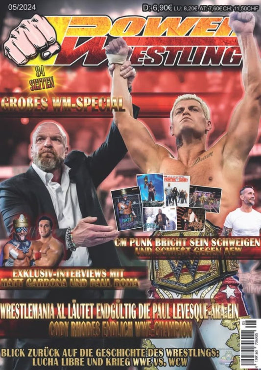 Power Wrestling Magazine May 2024 Magazine PWcatalog
