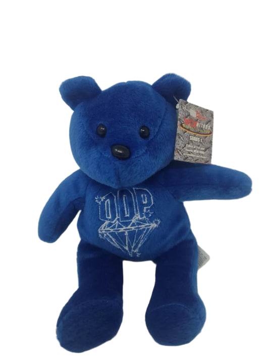 WCW DDP Nitros Bears & Wolves 9" Beanie Bear 1999 by Racing Champions
