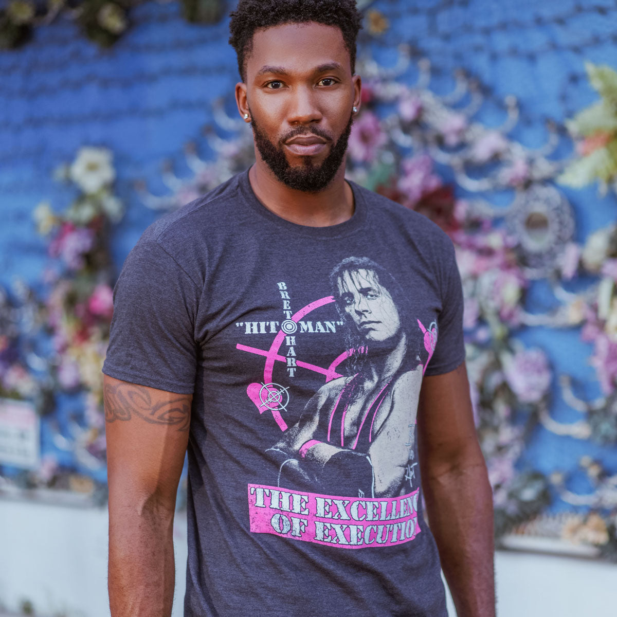 Bret Hart Legends Graphic T-Shirt Model