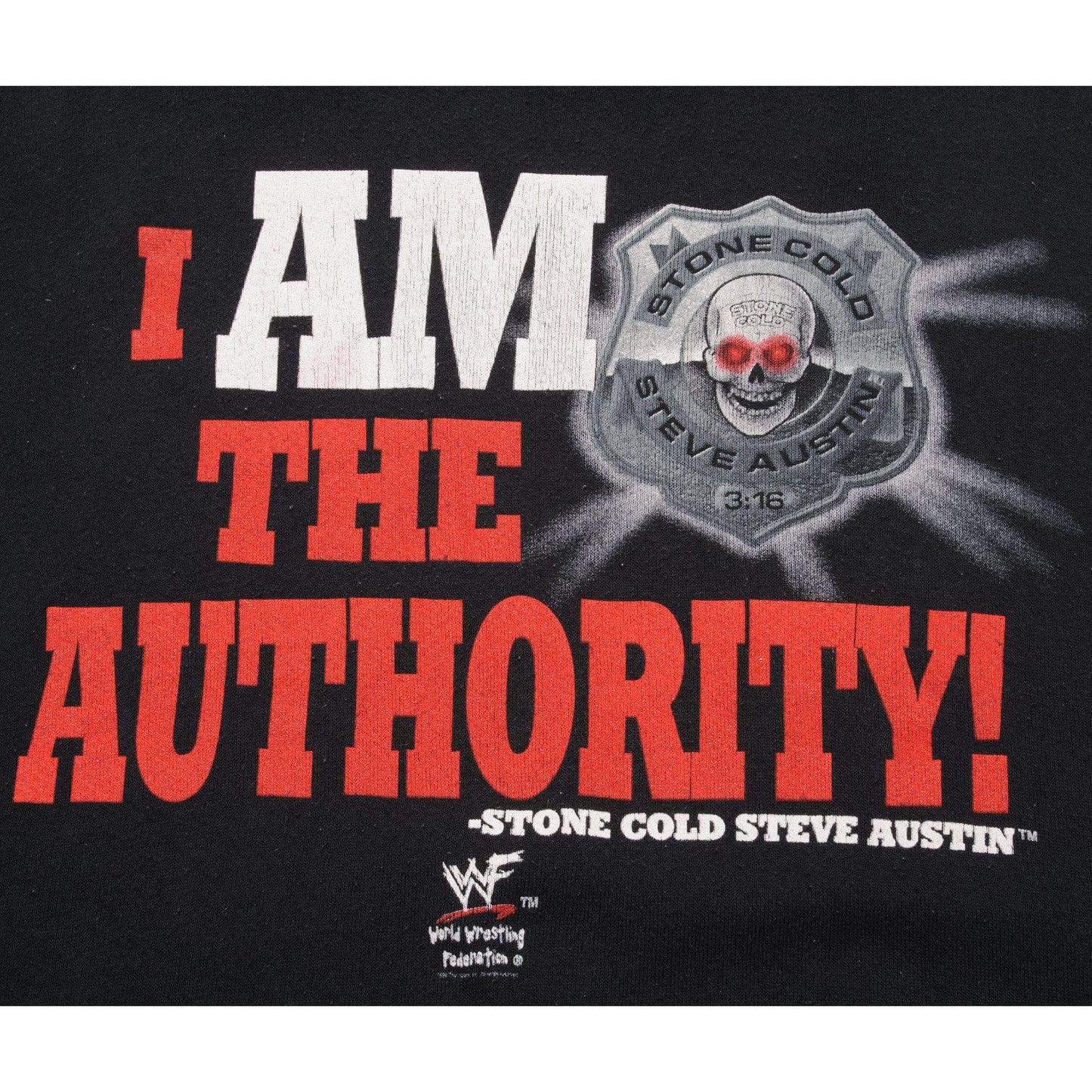 WWF Stone Cold Steve Austin I am the Authority T-shirt Pwcatalog