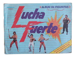 Lucha Fuerte Stickers Album From Argentina 1988