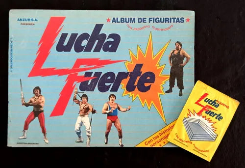 Lucha Fuerte Stickers Album From Argentina 1988 Stickers Album PW Catalog