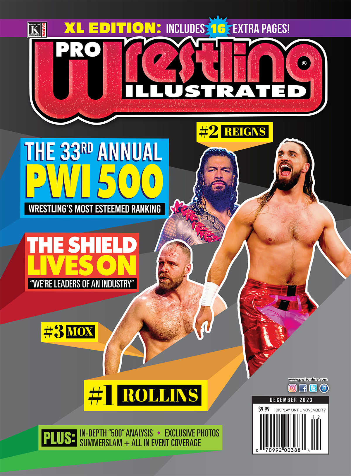 Pro Wrestling Illustrated December 2023 Magazine PWcatalog