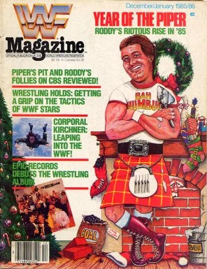 WWF Magazine December 1985-January 1986 Magazine PWcatalog