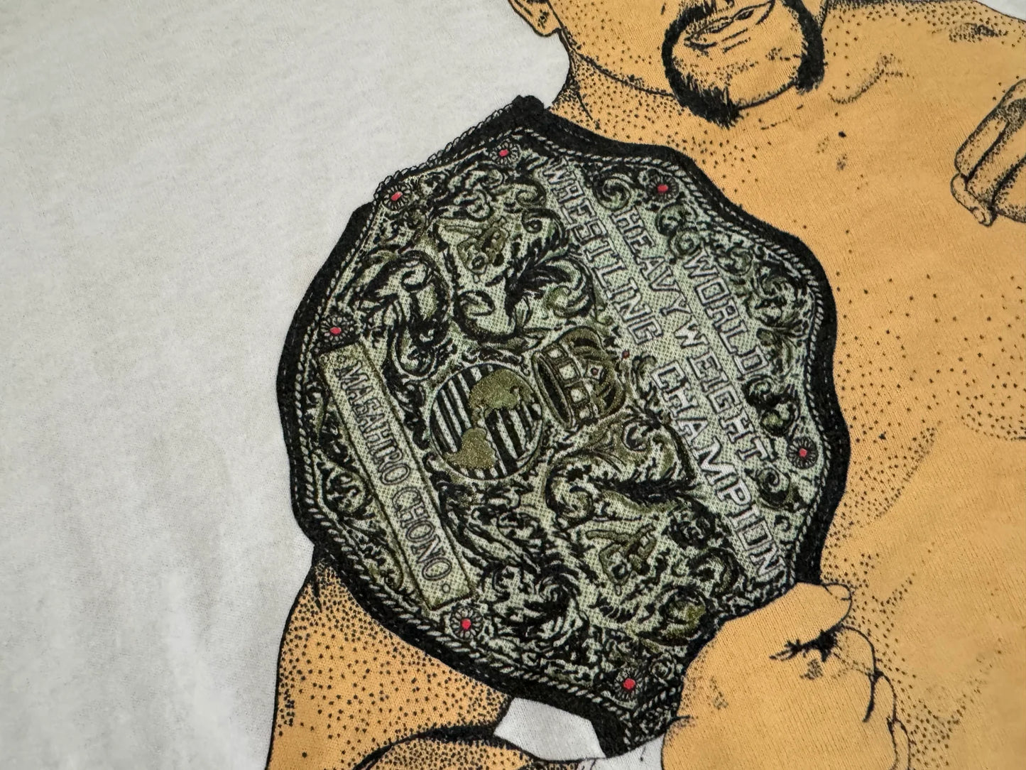 1992 NJPW Masahiro Chono NWA World Heavyweight Champion T-Shirt - image 2