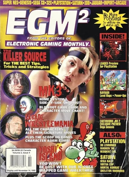 EGM2 Video Gaming Magazine November 1995 Magazine PWcatalog