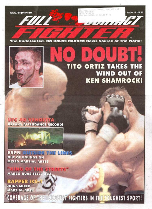 Full Contact Fighter Magazine December 2002 Magazine PWcatalog