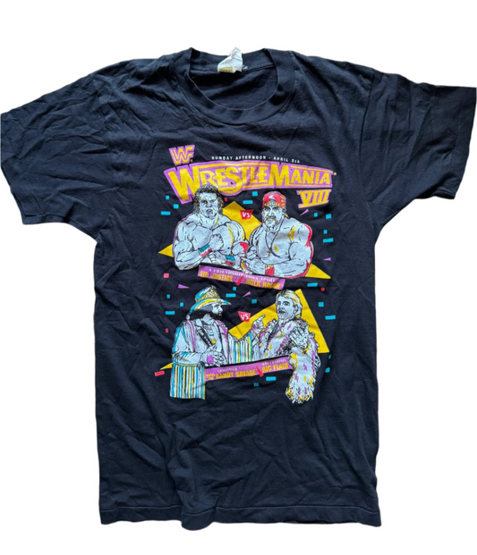 WWF Wrestlemania VIII T-shirt 1992 Pwcatalog
