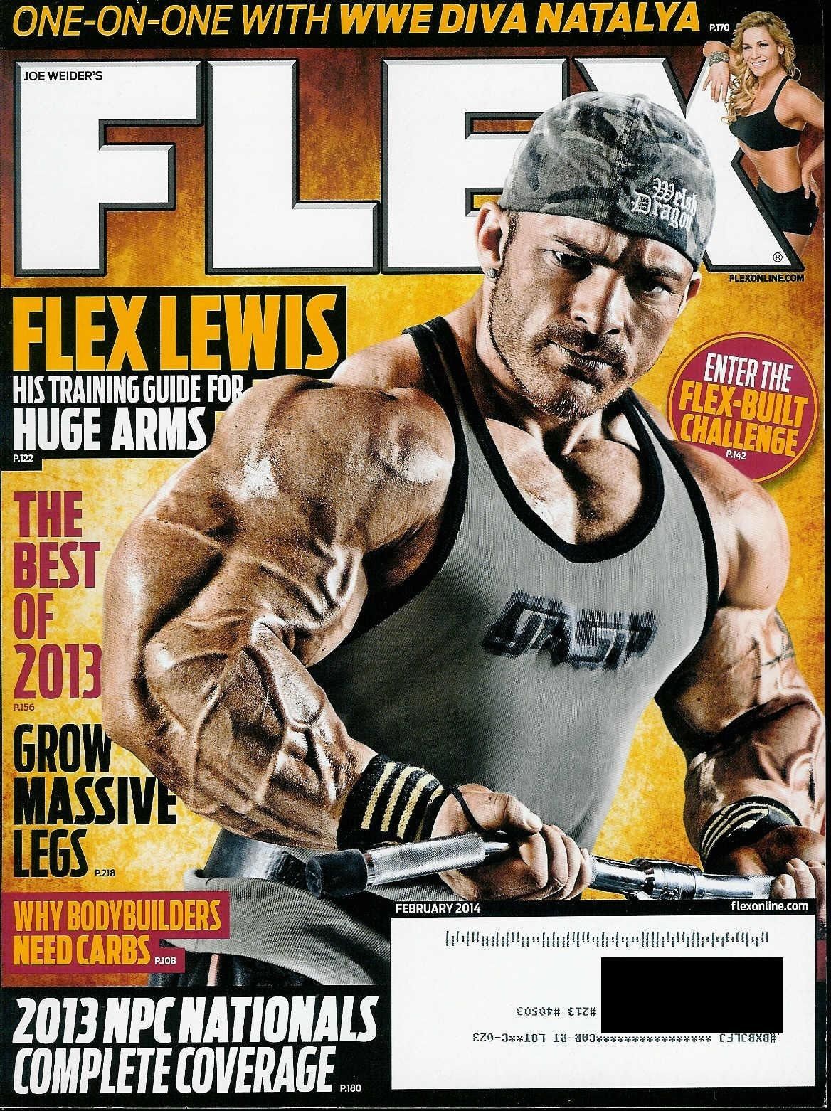 Flex February 2014 Natalya Neidhart Magazine PWcatalog