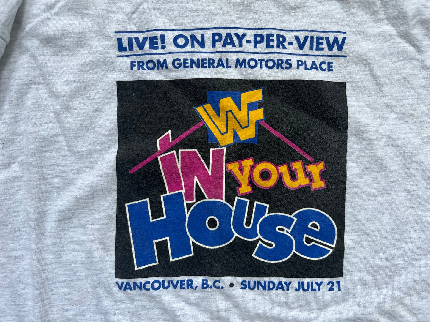 1997 In Your House 9: International Incident T-shirt - image 3