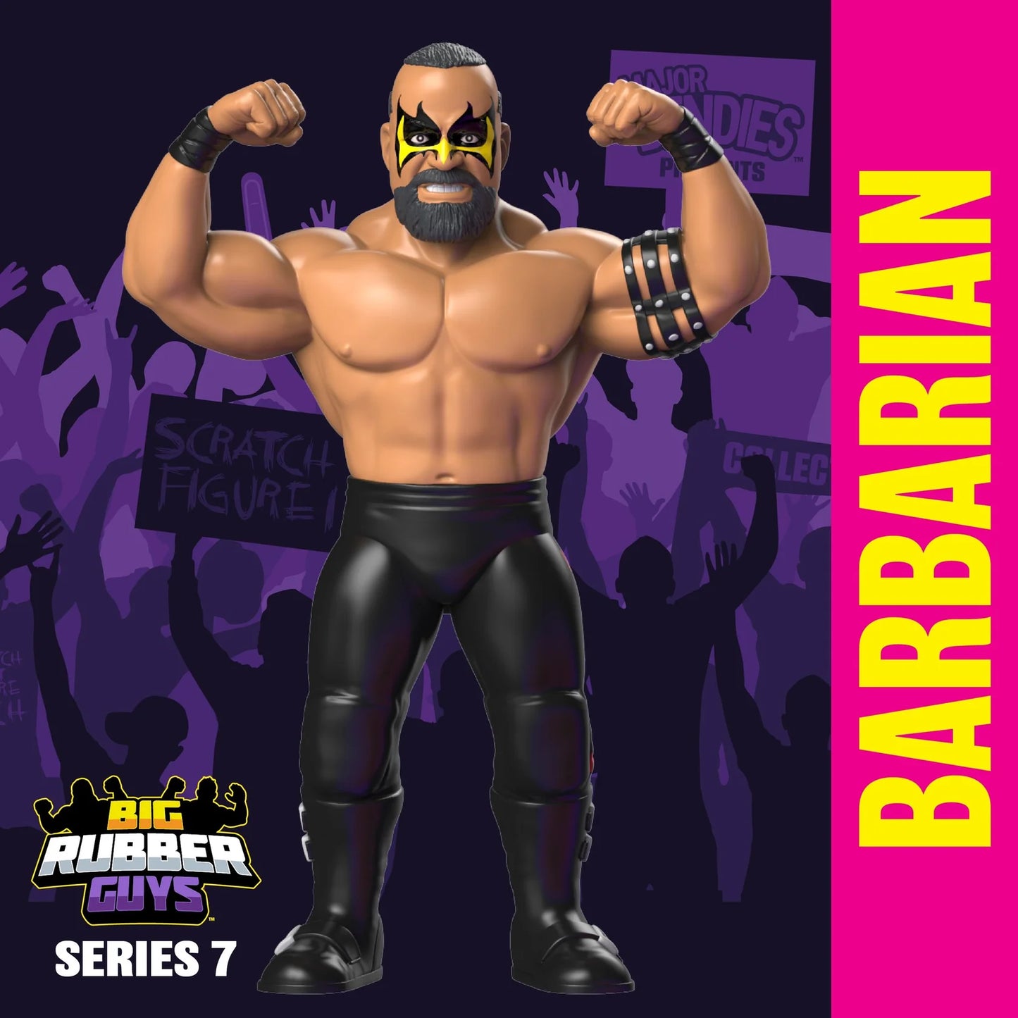 Big Rubber Guys Powers of Pain Barbarian Series 7 Action & Toy Figures PWcatalog