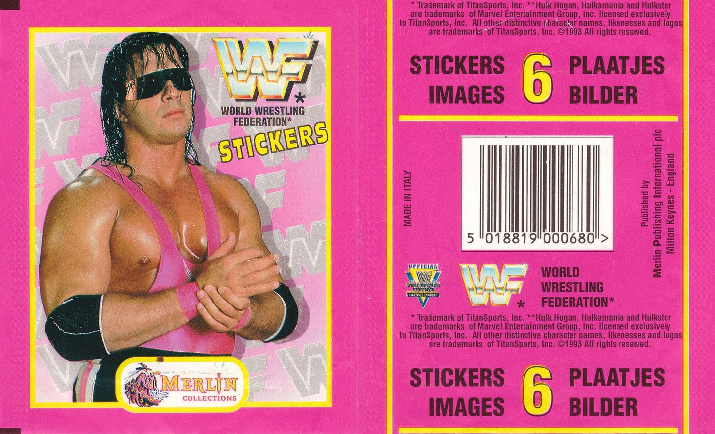 WWF Stickers Album 1993 Stickers Album PW Catalog