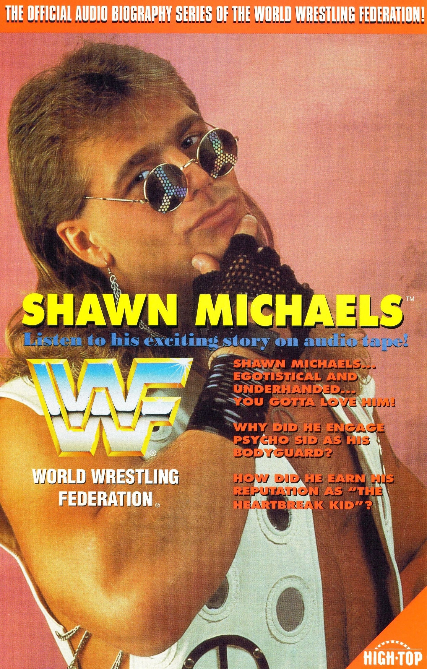 WWF Audio Biography Cassette - Shawn Michaels 1995 Music CDs PWcatalog