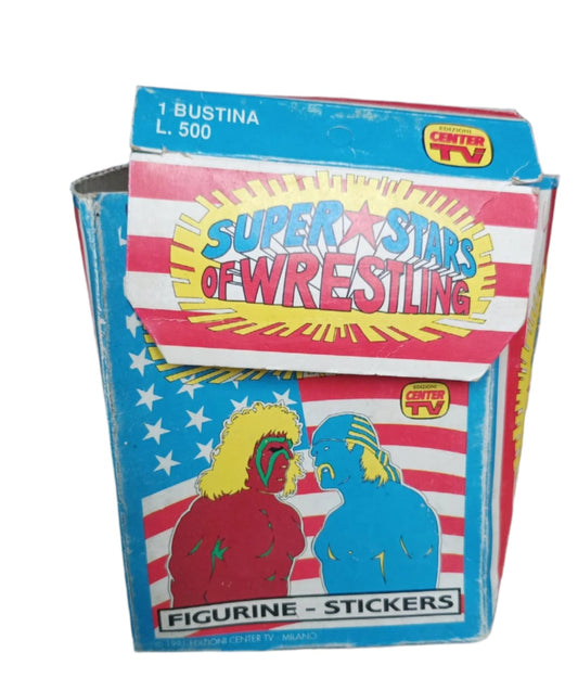 Super Stars of Wrestling Stickers Album 1994 From Italy Stickers Album PW Catalog