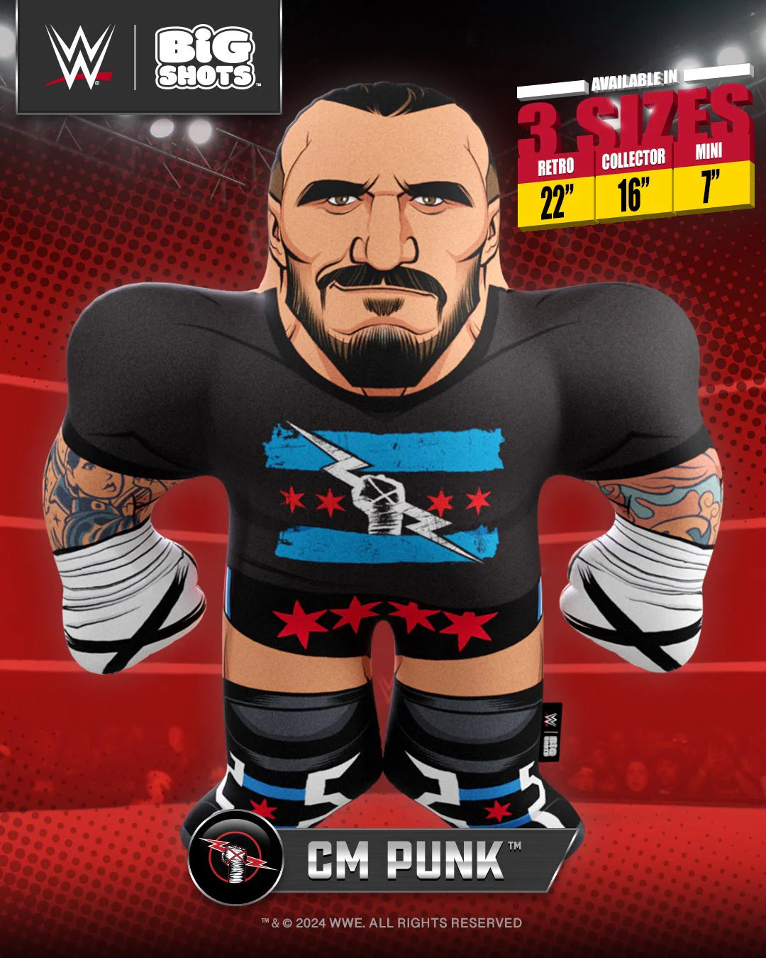 WWE Big Shots CM Punk 2024 PWcatalog