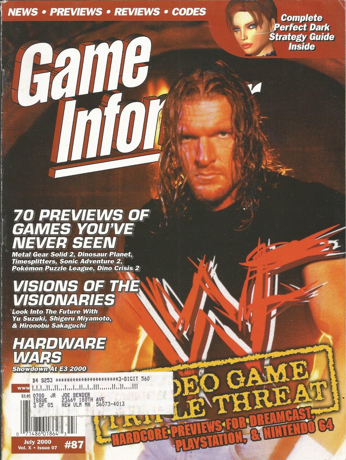 Game Informer Magazine July 2000 Magazine PWcatalog